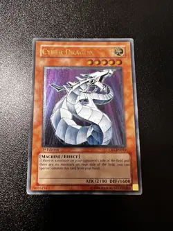 Yugioh Cyber Dragon 1st Edition Ultimate Rare CRV-EN015 - Image 1