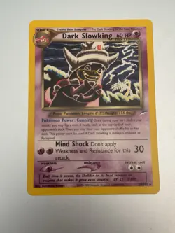 Dark Slowking 20/105 Card Neo Destiny Pokemon 2000 Nintendo TCG NM - Image 1