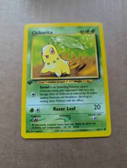 Pokemon TCG Neo Genesis 54/111 - Chikorita 1st Edition Common Card - Image 1