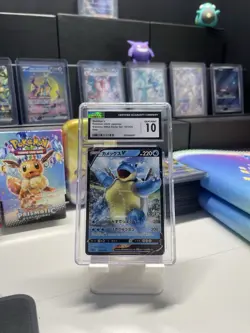 Blastoise V 001/020 SEK Starter Set VMAX Japanese Pokemon Card CGC 10 - Image 1