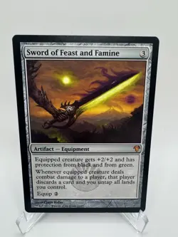 MTG Sword of Feast and Famine Double Masters 296/332 Regular Mythic - Image 1