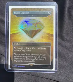 Chaos Emerald (Lotus Petal) Yellow 7035 Secret Lair Drop Sonic Bonus MTG NM - Image 1
