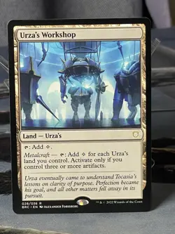 x1 MTG Urza's Workshop - Commander: The Brothers' War NM - Image 1