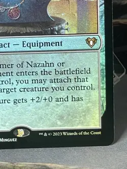MTG Hammer of Nazahn RARE FOIL Commander Masters 0388 NM/Mint - Image 4