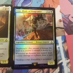 Mtg Eivor, Battle-ready Ezio, Blade Of Vengeance Foil Universes Beyond  - Image 2