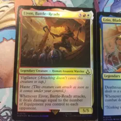 Mtg Eivor, Battle-ready Ezio, Blade Of Vengeance Foil Universes Beyond  - Image 4