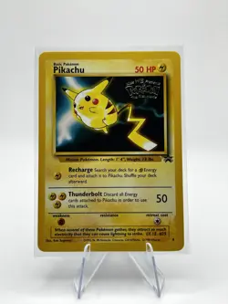 Pokémon TCG Pikachu #4 Stamped 1999 WB Movie Black Star Promo Card HP - Image 8