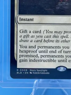 MTG Dawn's Truce Bloomburrow Set Regular Rare #0009 NM Fresh Pull No Play  - Image 2