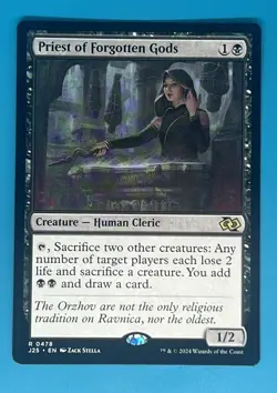 Mtg Priest of Forgotten Gods Foundations Jumpstart Regular - Image 1