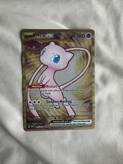 Pokemon 151 UPC Promo Set Mew ex Metal Card, Mew ex And Mewtwo Illustration - Image 3