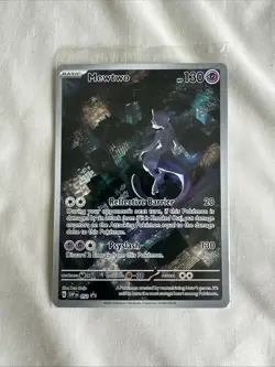 Pokemon 151 UPC Promo Set Mew ex Metal Card, Mew ex And Mewtwo Illustration - Image 4
