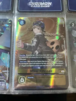 Mirai Kinosaki EX9-067 Alternate Art Foil M/NM Digimon Card Game - Image 1