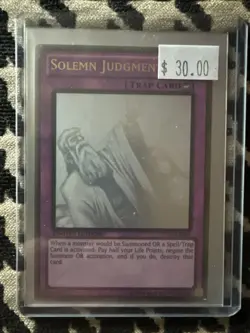Yugioh Solemn Judgment GLD5 - EN045 Ghost Gold Rare Limited Edition Nm/VLP - Image 1