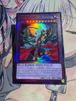 Yugioh Asian English CR08-AE040 Lunalight Leo Dancer Ultimate rare Near Mint - Image 1