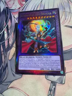 Yugioh Asian English CR08-AE040 Lunalight Leo Dancer Ultimate rare Near Mint - Image 3