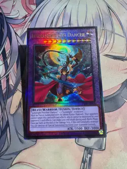 Yugioh Asian English CR08-AE040 Lunalight Leo Dancer Ultimate rare Near Mint - Image 5