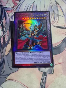 Yugioh Asian English CR08-AE040 Lunalight Leo Dancer Ultimate rare Near Mint - Image 6