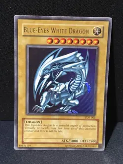 Yugioh Blue-Eyes White Dragon SDK-001 Ultra Rare Unlimited LP - Image 1