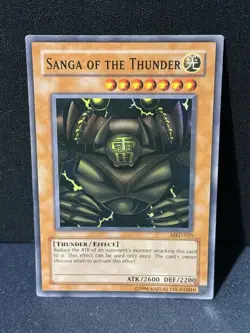 Yugioh Sanga of the Thunder Super Rare #MRD-EN025 Original Vintage - Image 1