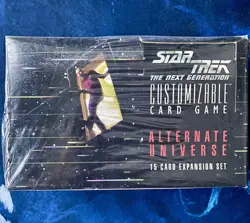 Star Trek Alternate Universe - Card Game - Sealed Expansion Booster Box TCG 1995 - Image 2