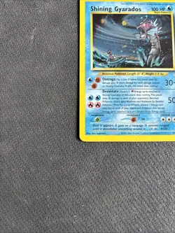 Shining Gyarados 65/64 Neo Revelation Unlimited Ed Secret Holo Rare Pokémon Card - Image 3