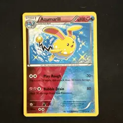 Pokemon TCG Azumarill XY Steam Siege 77/114 Regular Uncommon Card Played MP - Image 3