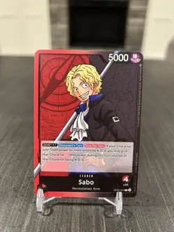 OP05-001 Sabo :: Leader One Piece TCG Card :: OP05: Awakening Of The New Era - Image 3