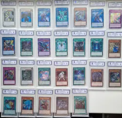 29 MGC Graded Yugioh Cards 4X Grade 10 + 25X Grade 9 Bundle - Image 1