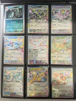 Prismatic Evolutions Binder with Eeveelution Cards (ex, RH, Promo, & Pokeballs) - Image 9