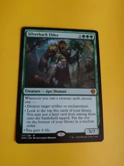 Silverback Elder. Rare Ape shaman DMU mythic Magic the Gathering Card. - Image 2