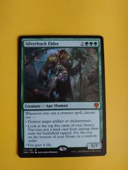 Silverback Elder. Rare Ape shaman DMU mythic Magic the Gathering Card. - Image 5