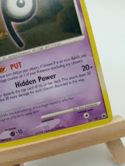 Unown P 33/100 - Majestic Dawn - Regular Rare LP Pokemon Card, 2008 - Image 10