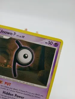 Unown P 33/100 - Majestic Dawn - Regular Rare LP Pokemon Card, 2008 - Image 11