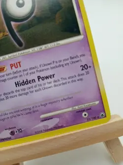 Unown P 33/100 - Majestic Dawn - Regular Rare LP Pokemon Card, 2008 - Image 4