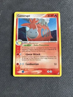 Camerupt 3/100 Holo Rare EX Crystal Guardians Pokemon Card 2006 LP - Image 1