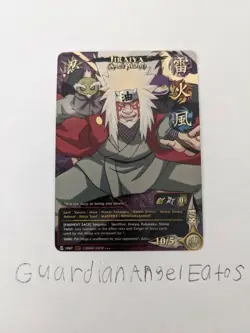 Naruto TCG CCG Jiraiya (Sage Mode) Card Near Mint English Super Rare Foil Rare - Image 1