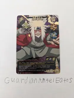Naruto TCG CCG Jiraiya (Sage Mode) Card Near Mint English Super Rare Foil Rare - Image 3