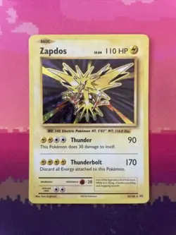 Pokemon Card Zapdos Evolutions Holo Rare 42/108 Near Mint - Image 3