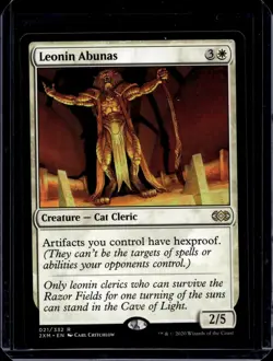 Leonin Abunas Double Masters NM White Rare MAGIC THE GATHERING MTG CARD - Image 1
