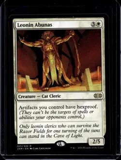 Leonin Abunas Double Masters NM White Rare MAGIC THE GATHERING MTG CARD - Image 3