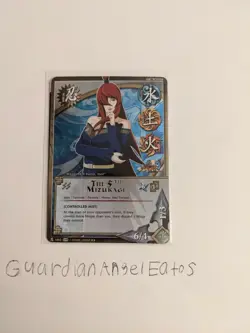 Naruto TCG CCG Foil The 5th Mizukage Card English Near Mint Set 28 UNS3 - Image 3