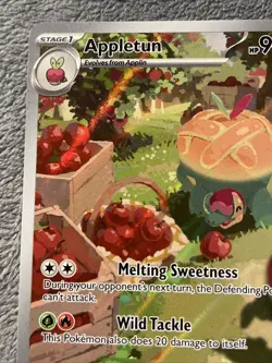 Appletun 211/191 Illustration Rare Full Art Holo Pokemon Card Surging Sparks NM+ - Image 4