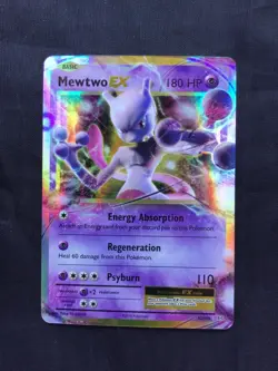 Pokemon Cards: Evolutions Rare Holo: Mewtwo EX 52/108 - Image 1