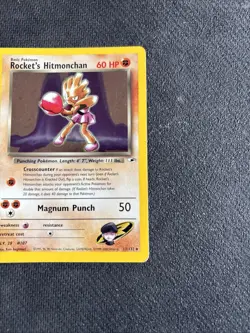 Rocket's Hitmonchan - 11/132 - Pokemon Gym Heroes Unlimited Holo Rare Card LP - Image 9