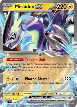 Miraidon ex 028 Sv: Scarlet & Violet Promo Cards Holo - Image 1