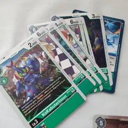 A bundle Of 84 Digimon trading Cards - Image 6