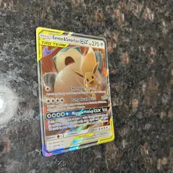 Eevee & Snorlax 120/181 Holo Sun & Moon Team Up Pokemon Trading Card Game | NM - Image 3