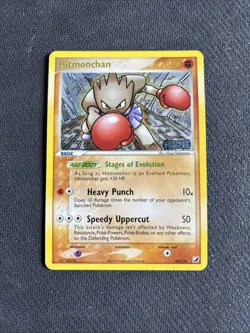 Hitmonchan 24/115 2005 EX Unseen Forces Pokemon Card TCG Reverse Holo Rare - NM - Image 3
