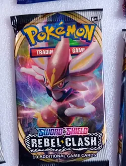 Pokemon Card Evolutions Sword Shield Base Rebel Clash Booster Pack Bundle Sealed - Image 12