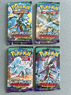 Sun And Moon Guardians Rising Booster X4 Art Set Sealed Pokemon Cards - Image 5